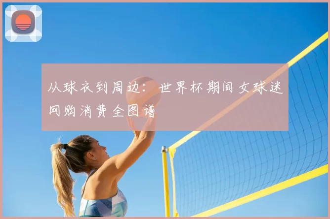 从球衣到周边:世界杯期间女球迷网购消费全图谱