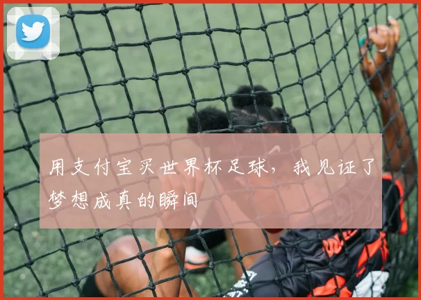 用支付宝买世界杯足球,我见证了梦想成真的瞬间