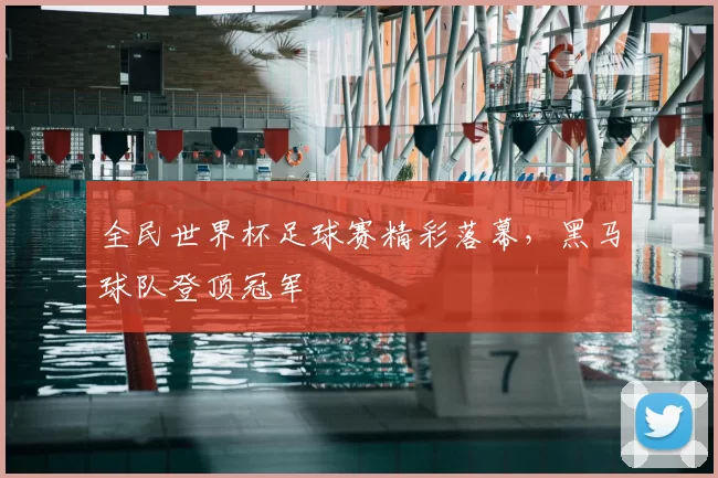 全民世界杯足球赛精彩落幕，黑马球队登顶冠军